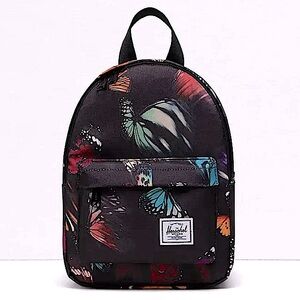 Herschel Supply Co. Classic Warp Butterflies Black Mini Backpack